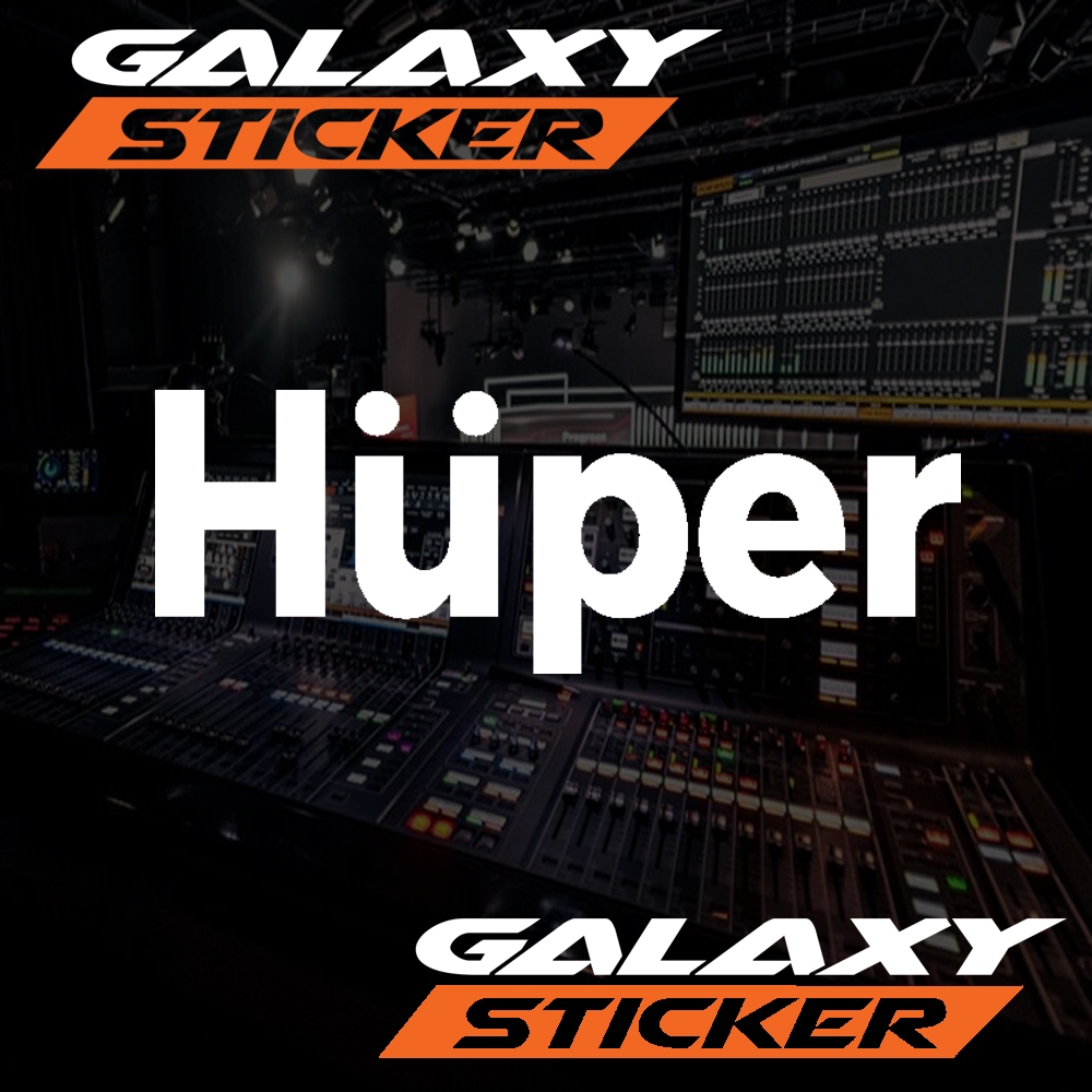 cutting sticker audio huper.stiker sound system huper