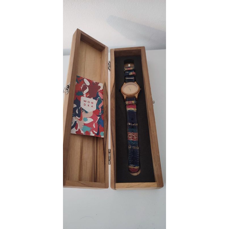 Jam tangan WOODKA seri Mini Nieo original, jam kayu