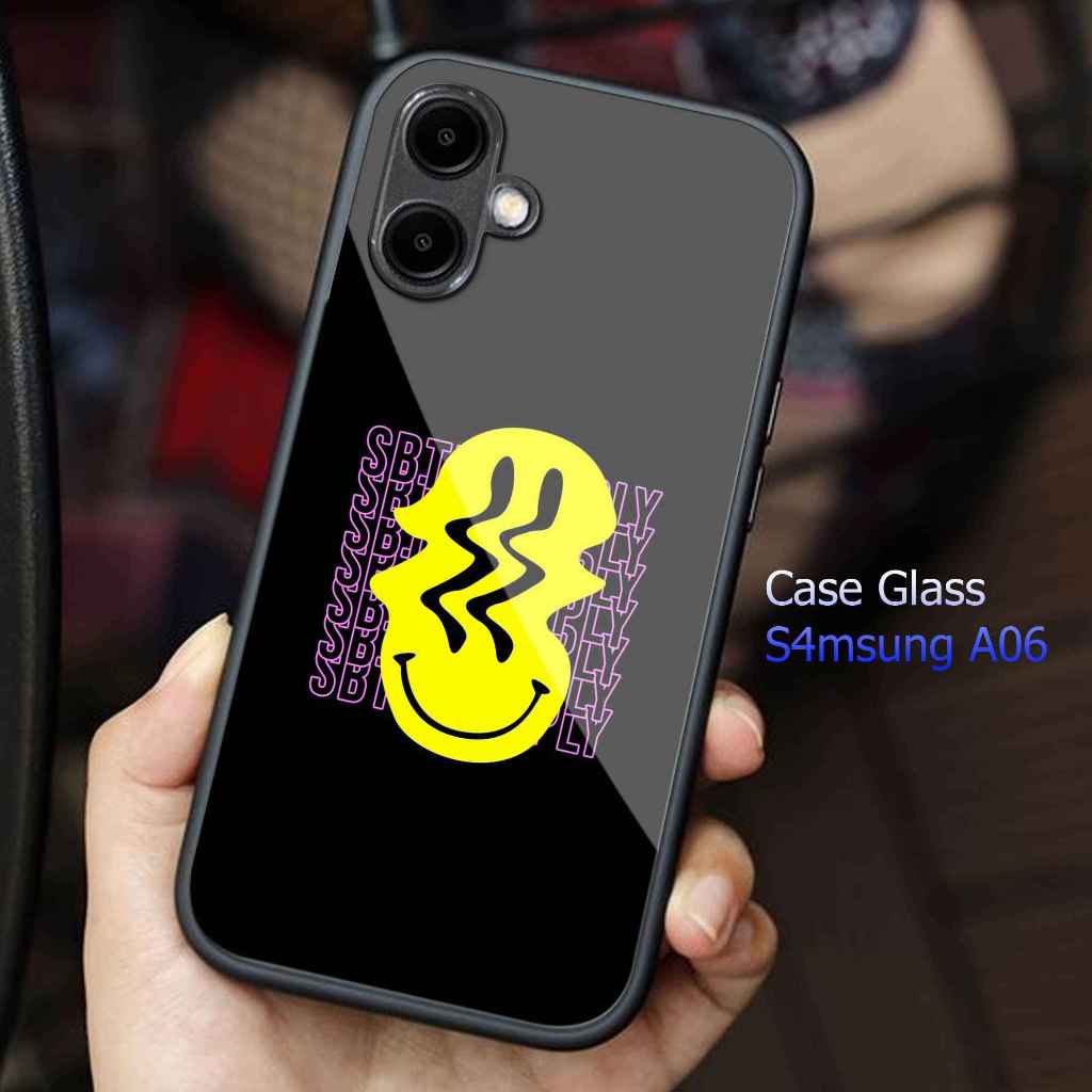 Softcase Glass Kaca Samsung A06- Casing Hp  Samsung A06 - Case Hp Samsung A06 - Softcase  Samsung A0