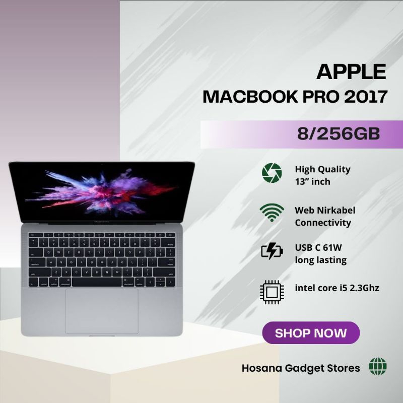 Macbook Pro 2017 Non Touchbar 8/256gb