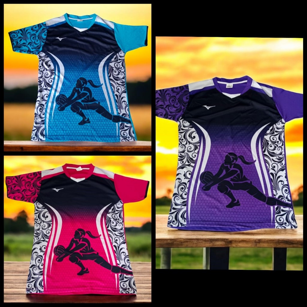 LG10 JERSEY VOLI PUTRI PRINTING PREMIUM BAJU VOLI WANITA