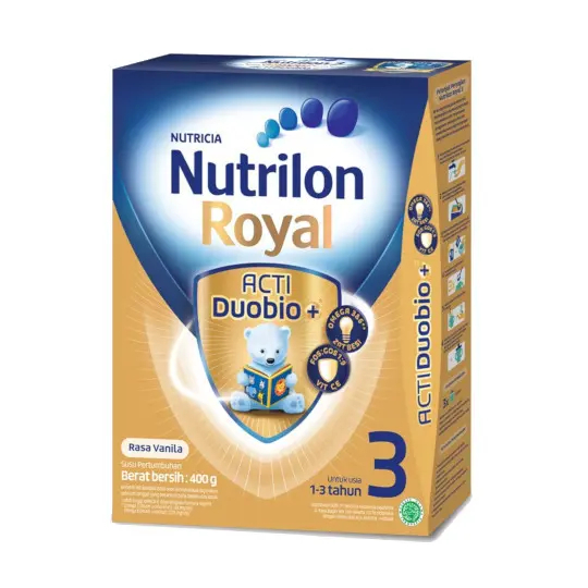 nutrilon royal 3 vanilla susu pertumbuhan bubuk 400gr