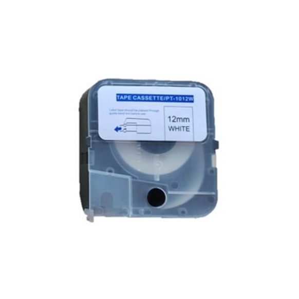

Puty Label Tape Cassette 12mm PT-1012W Black On White