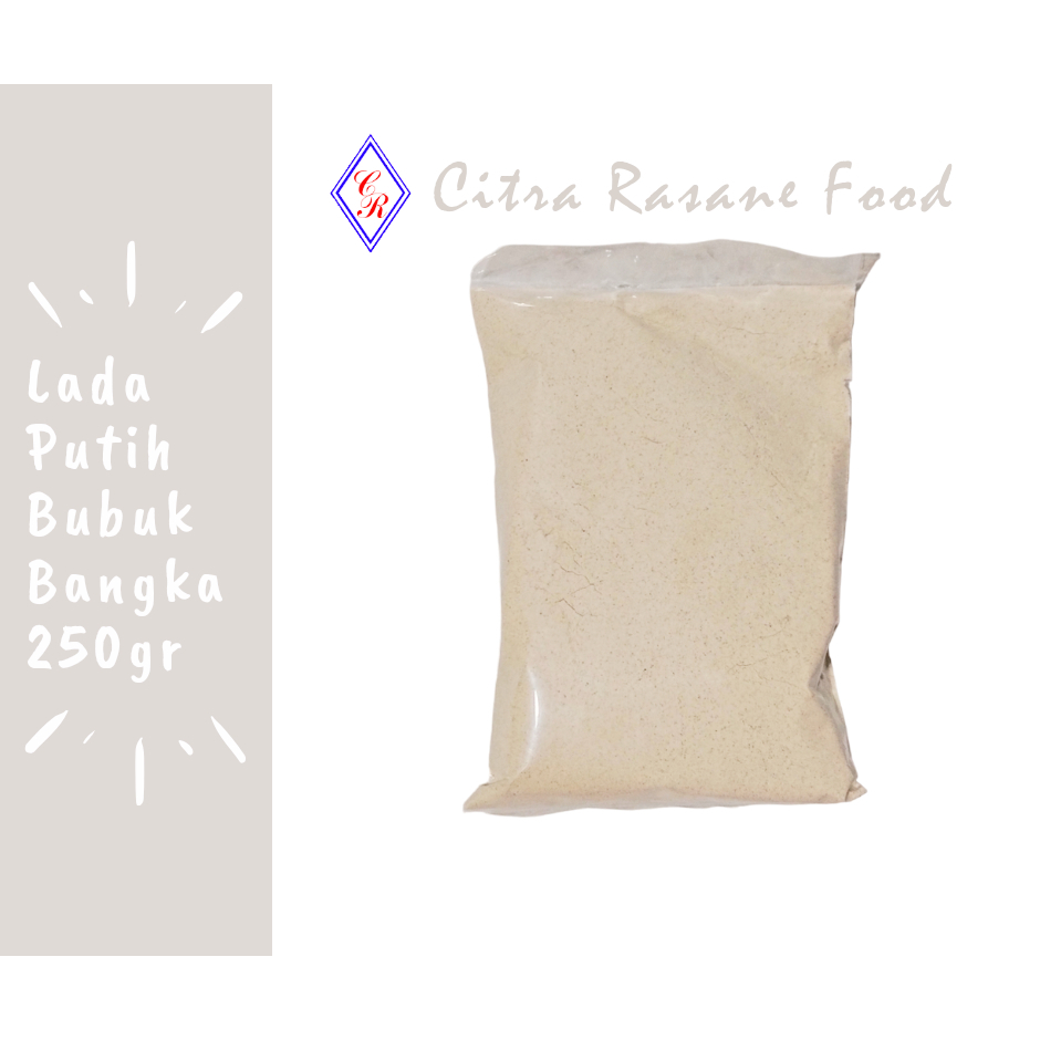 

Lada Putih Bubuk Bangka / Merica Bubuk Bangka / White Pepper Powder 250gr