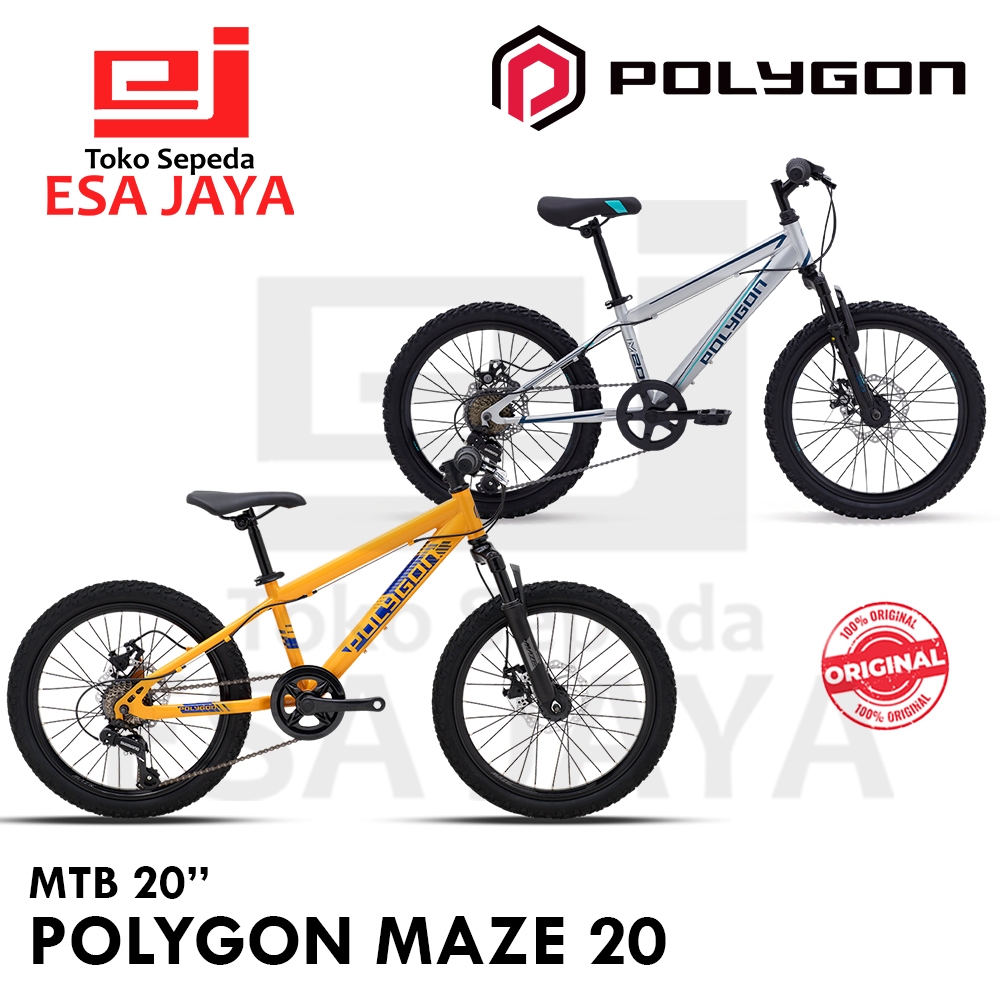 Polygon Maze M20 Sepeda Anak MTB Junior Gunung 20 inch Shimano