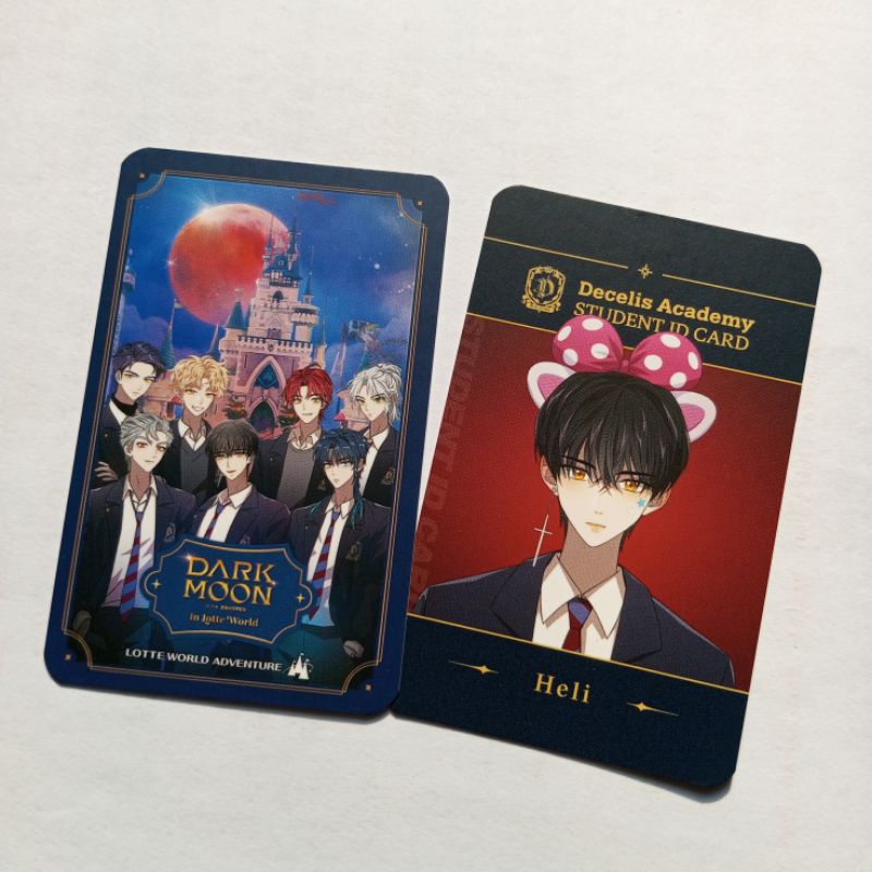 pc heeseung heli lotte world disney japan tokyo idc decelis academy student id card idc photocard en