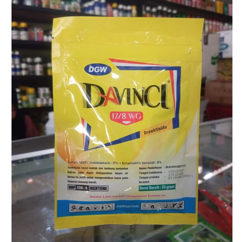 DAVINCI 17/8WG INSEKTISIDA ULAT GRAYAK CABAI BAWANG MERAH