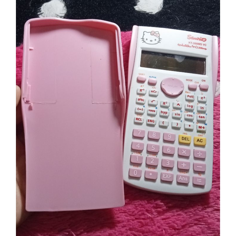 

kalkulator/calculator hello Kitty KT - 350ms vc warna pink