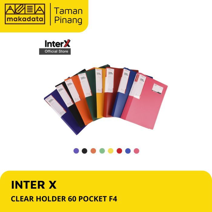 

CLEAR HOLDER 60 POCKET INTER-X F4 (1 PCS)