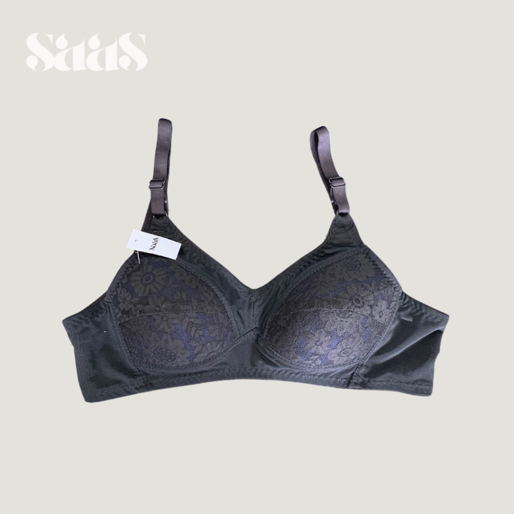SAAS - Lusinan Bra Busa Tipis Tanpa Kawat Kait 3 Setara Cup B BH Harian