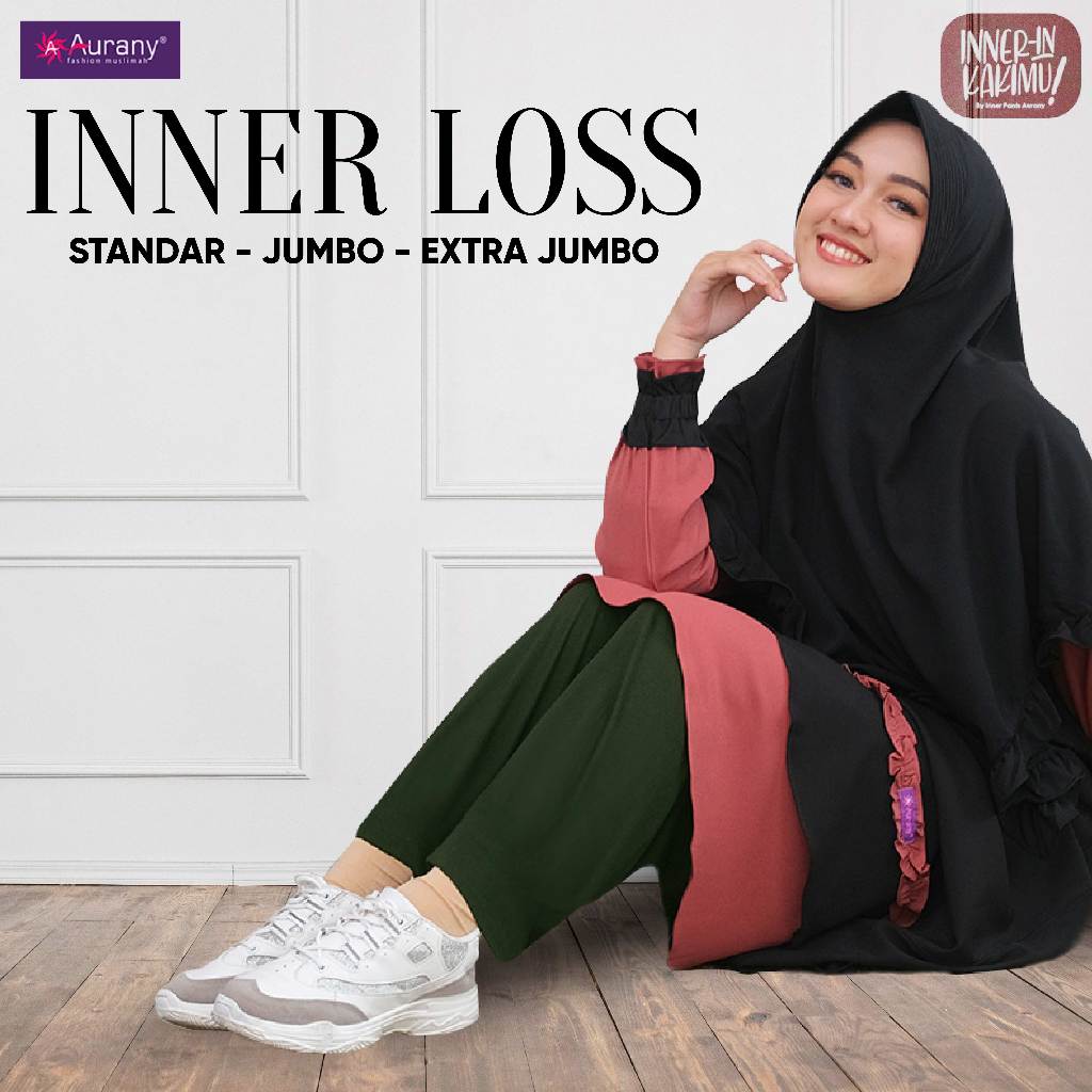 Celana Inner Muslimah Olahraga Dewasa Celana Inner Loss Jumbo Katun PE Inner Gamis Dewasa
