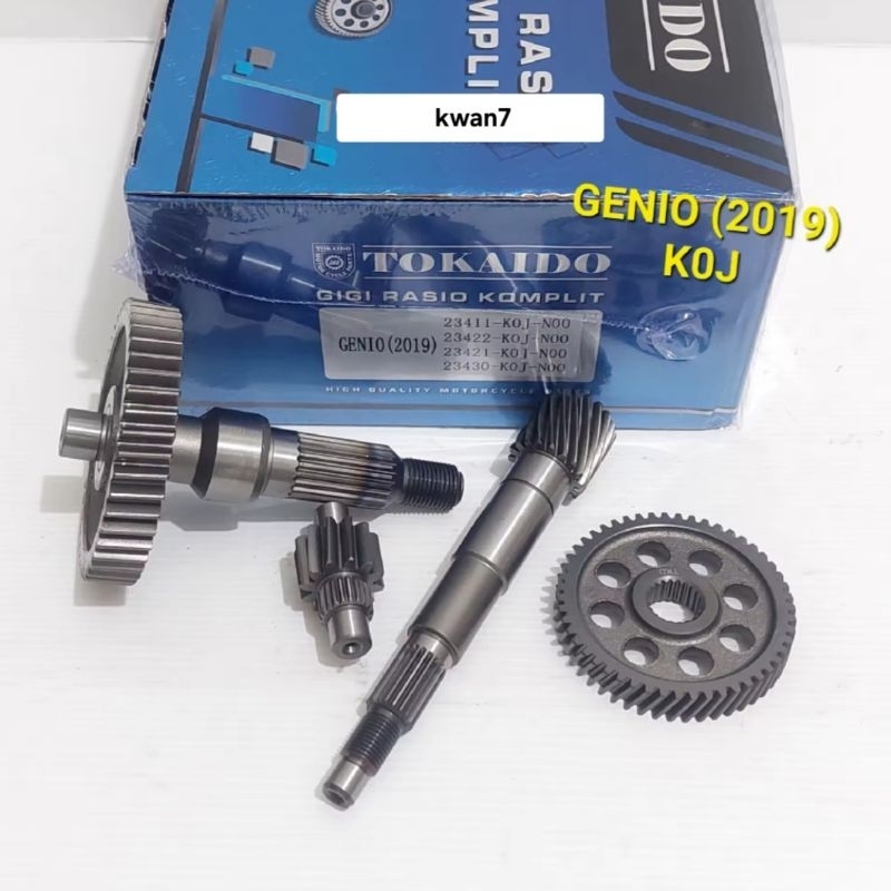 GIGI RASIO GEAR GIR GARDAN KOMPLIT 4 PCS GENIO 2019 BEAT NEW LED BEAT STREET LED BEAT SPORTY LED BEA