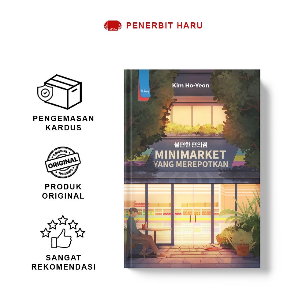 Novel | Minimarket Yang Merepotkan (2024) | Kim Ho-yeon | Penerbit Haru | Buku Drama