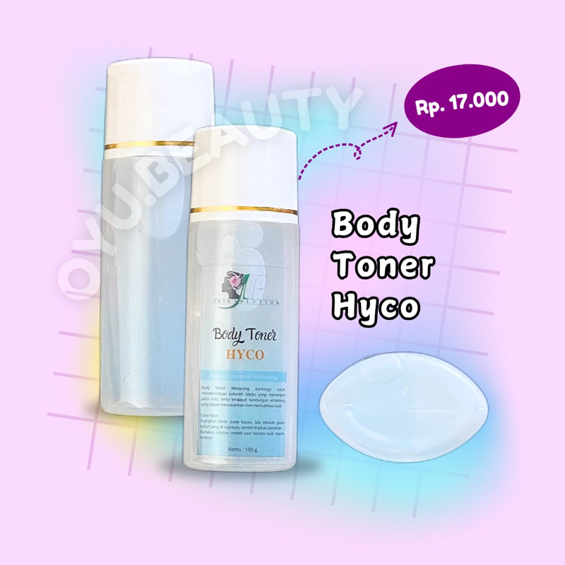 [IPUNG] Toner Pemutih Badan Hyco toner badan strong