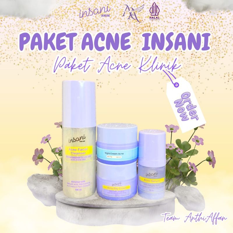 PAKET ACNE KLINIK INSANI SKINCARE- INSANI SKINCARE