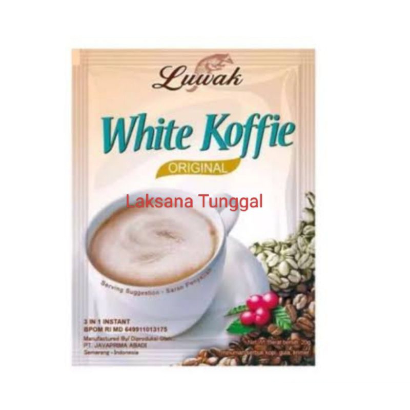 

Luwak White Koffie sachet 20gr