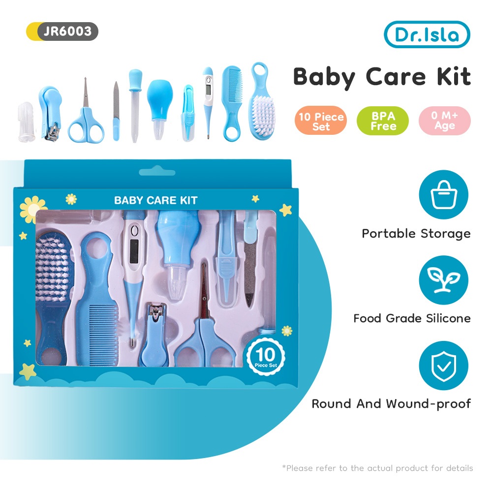 Dr.isla Gunting kuku bayi 10in1 Manicure Set Nature Series (Potong Kuku Bayi) Baby nail trimmer Baby