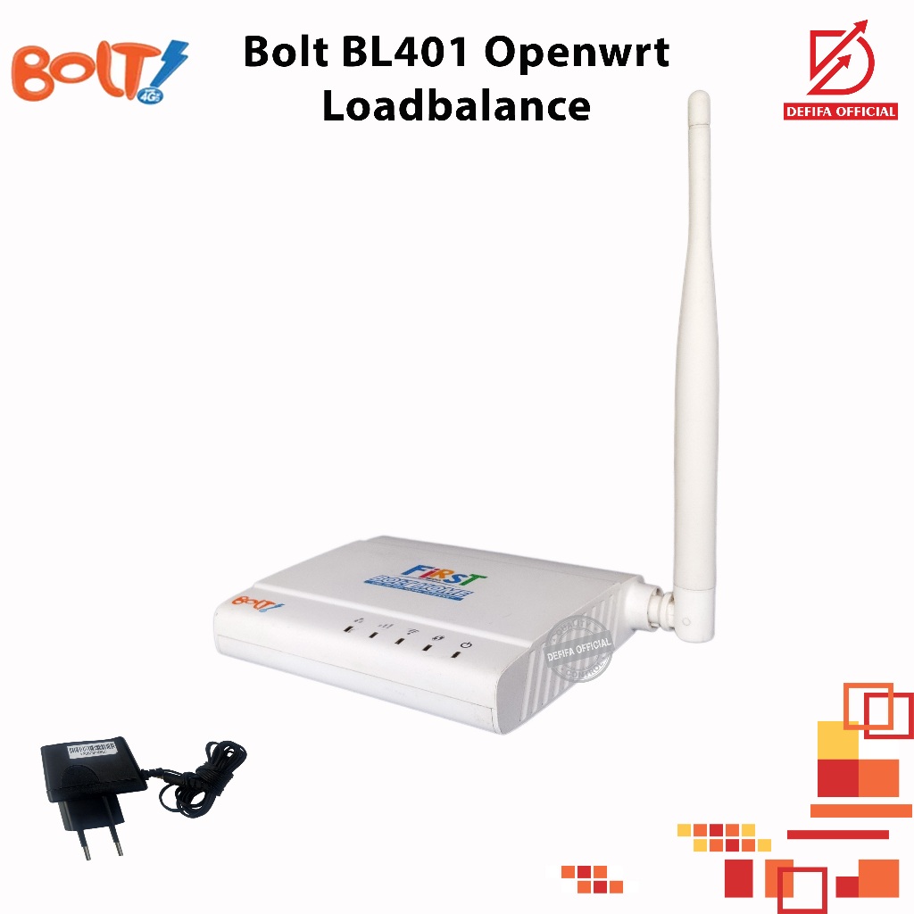 Modem Router Wireless Wifi BOLT BL401 OPENWRT Load Balance