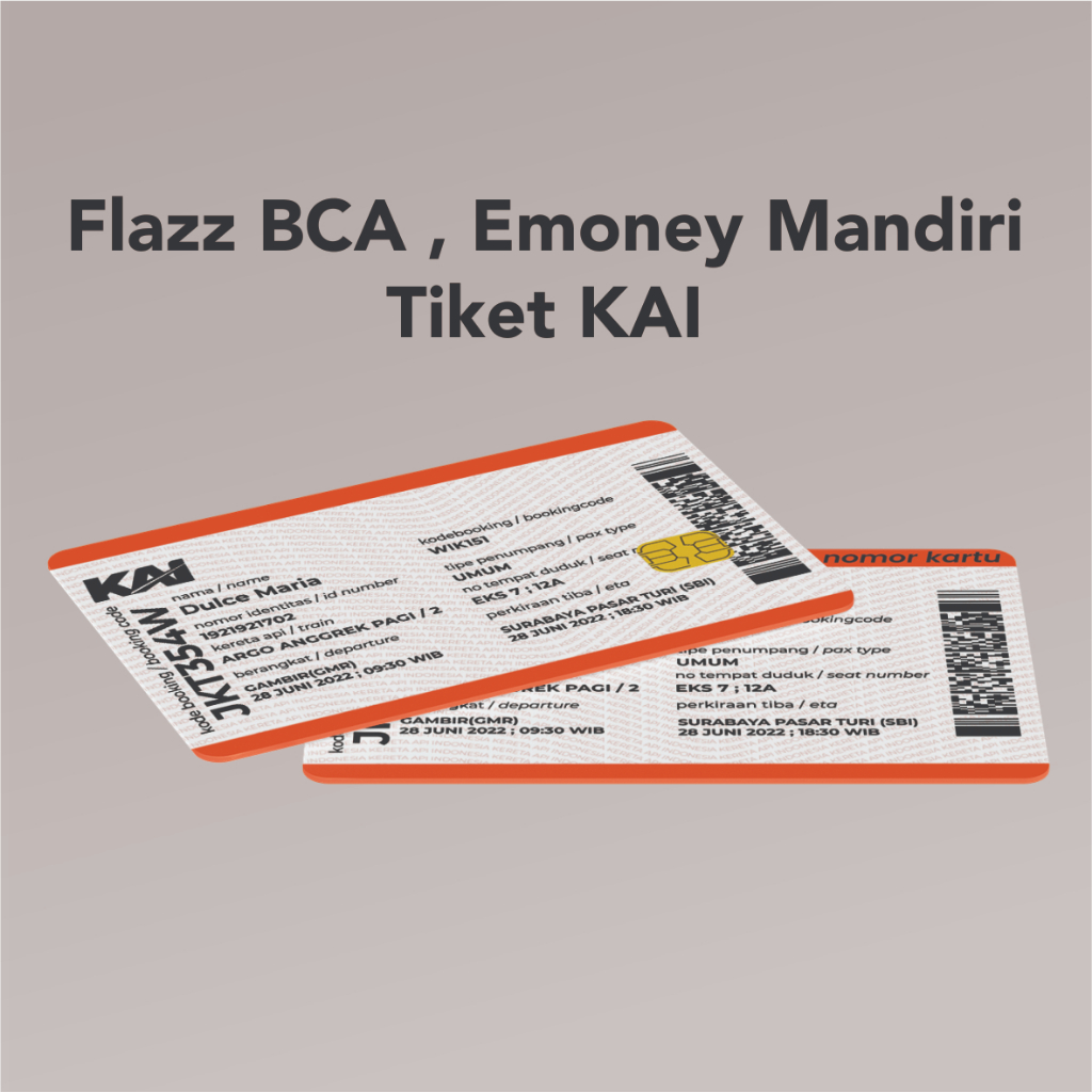 Flazz custom KAI / emoney custom KAI / etoll custom/etoll unik