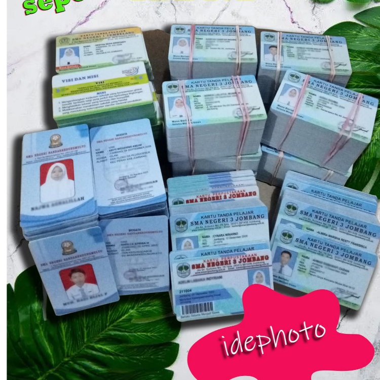 

Cetak ID Card Custom Bahan PVC 0,76 mm MURAH ANTI LUNTUR