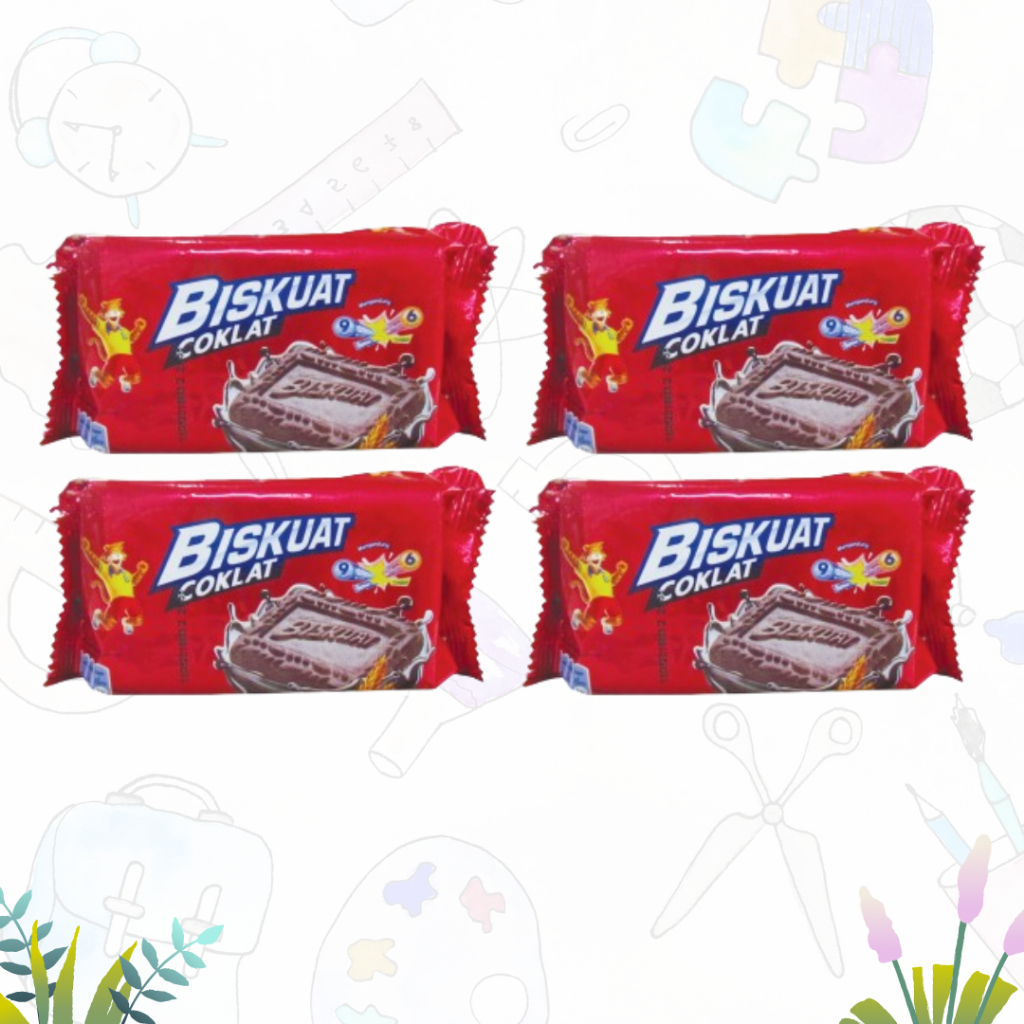 Biskuat Biscuit Energi Coklat 4x45.6gr (Pack)