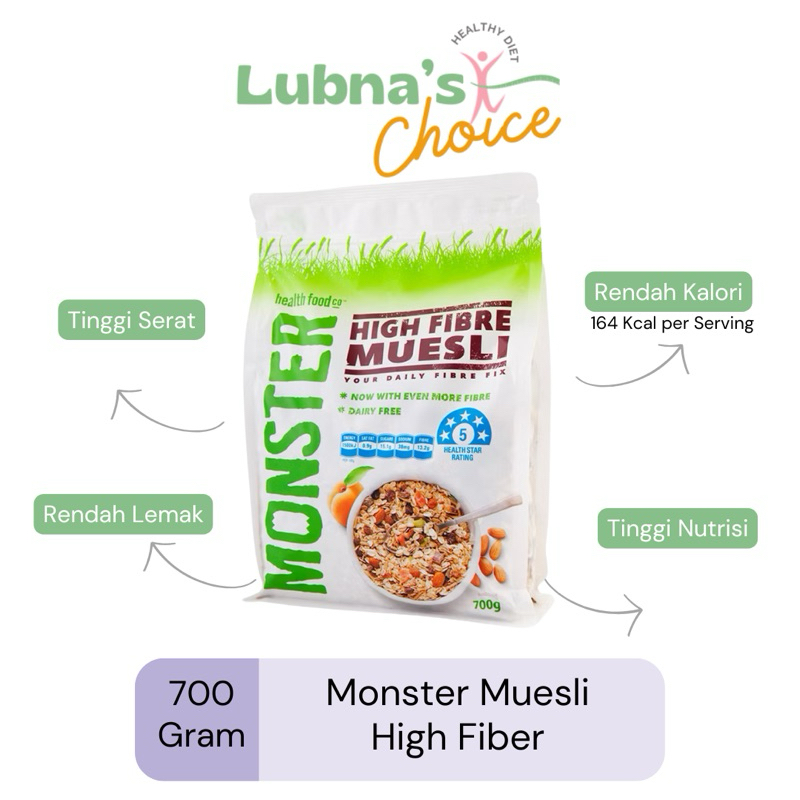 

Monster Muesli High Fibre Muesli 700r