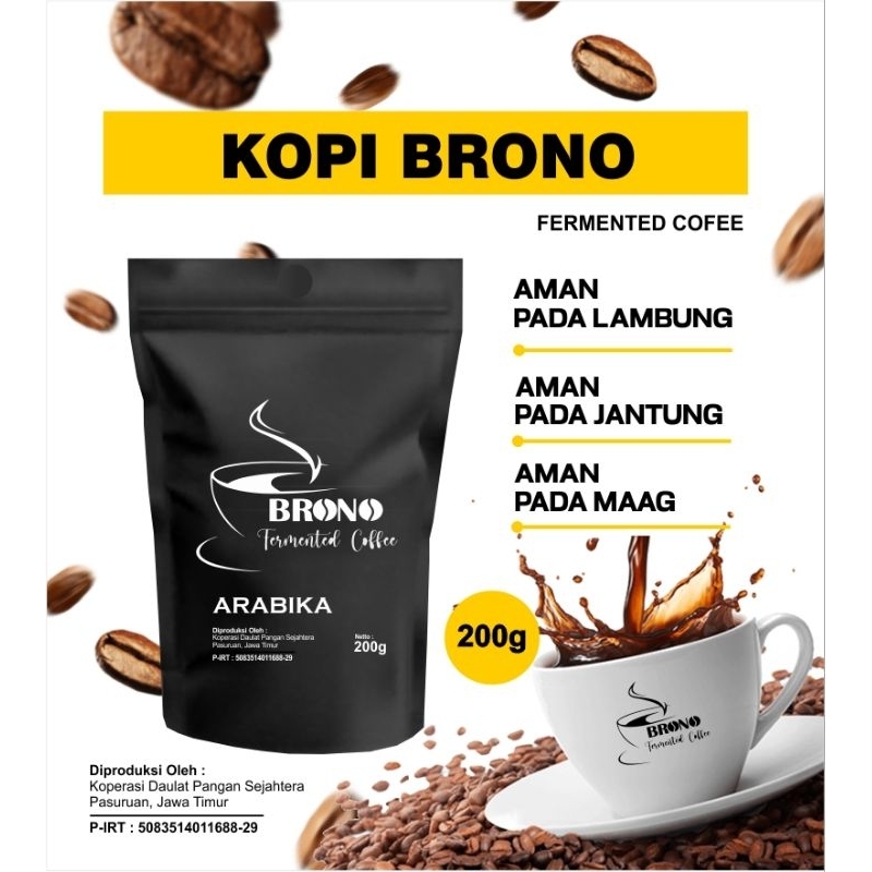 

BRONO FERMENTED COFFEE 100% ARABIKA