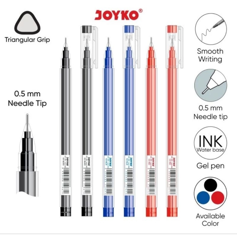 

Pena Gel Joyko Leos GP-393 0,5mm hitam (1pcs) PULPEN GEL JOYKO PULPEN TINTA