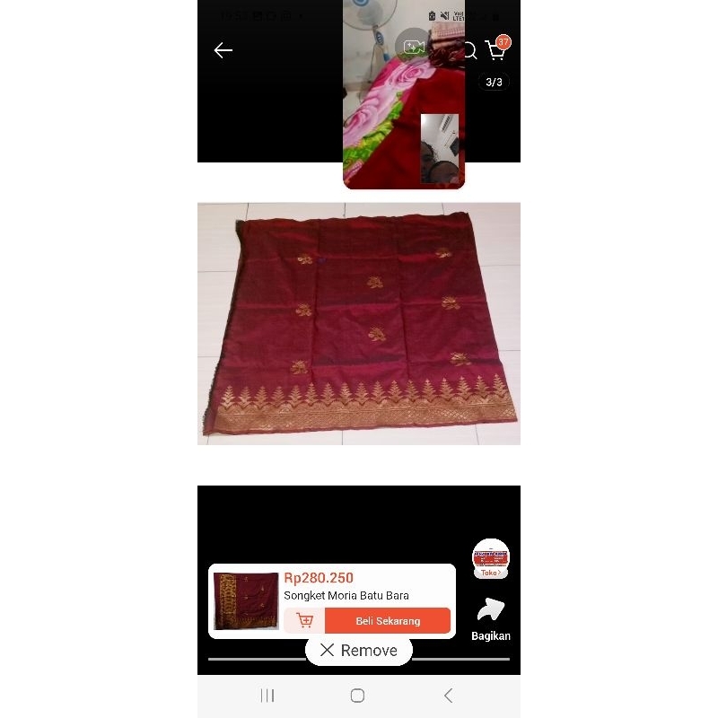 Uis Nipes kuning dan hijau dan kain legot moria GBKP