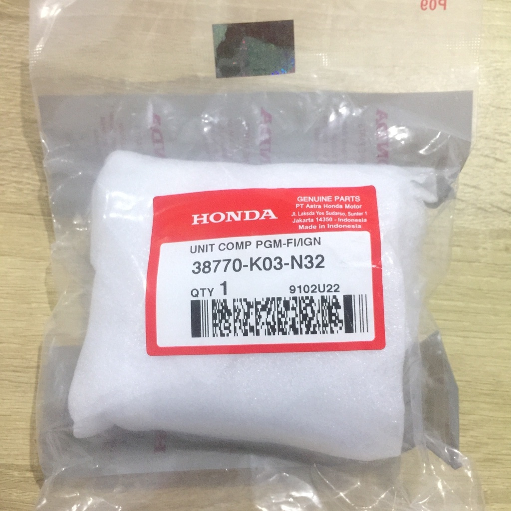 PGM FI Unit ECU ACM CDI REVO 110 FI K03 ORI AHM 38770K03N32 38770-K03-N32