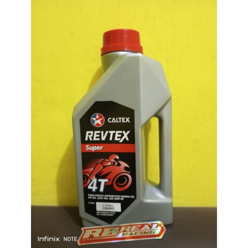 OLI CALTEX REVTEX 20W40 1LITER ORIGINAL NOS