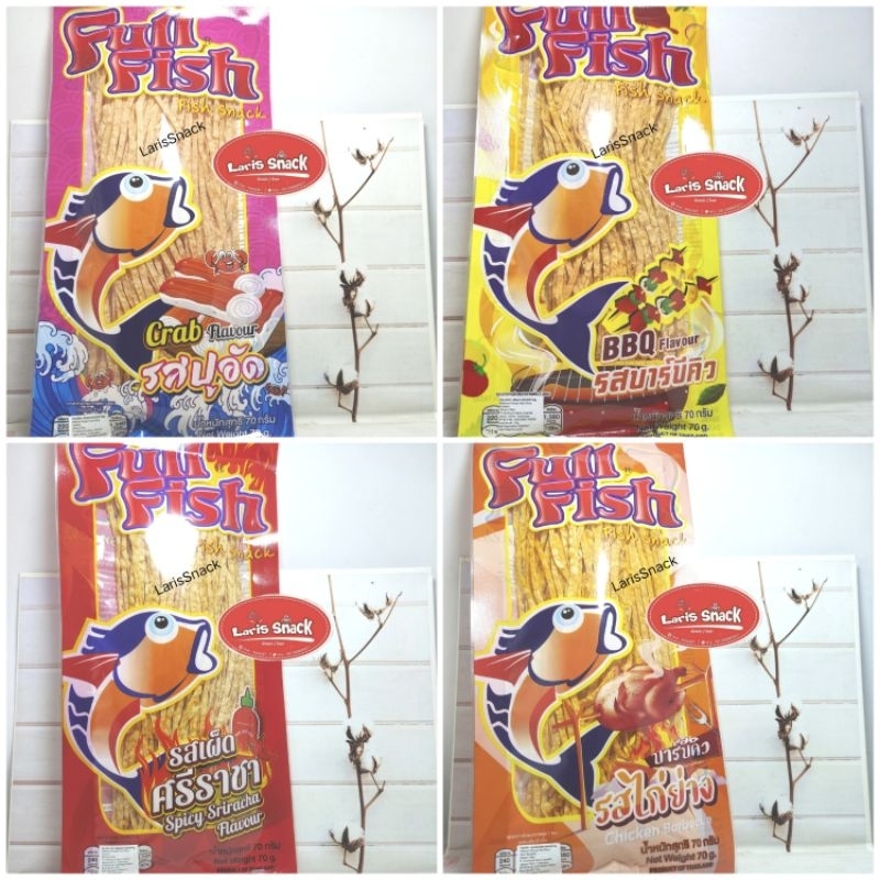 

Fish Snack Full Fish Dried Fish Snack Ikan All Varian 70gr