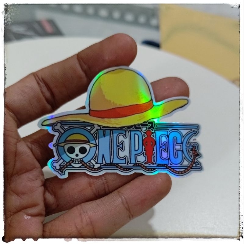 

sticker logo one piece harga 1 pcs