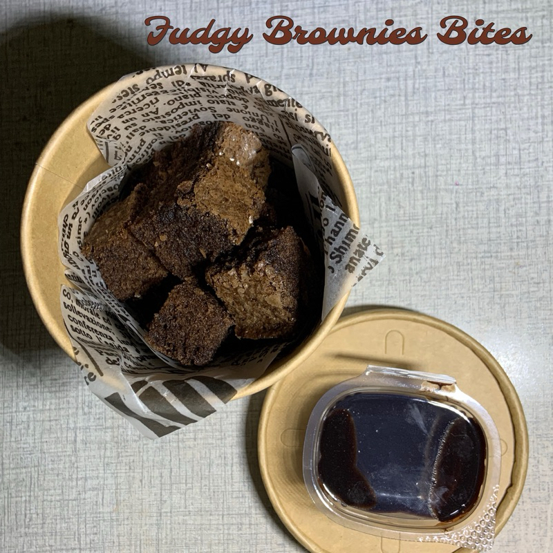

FUDGY BROWNIES BITES 12oz 10pcs