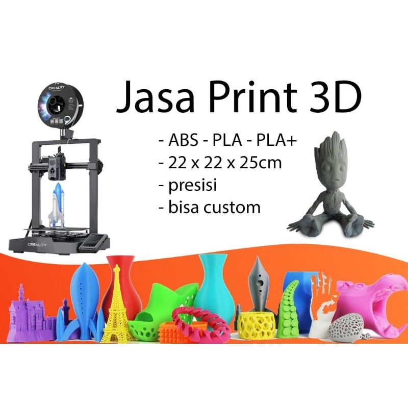 JASA 3D PRINT / CETAK 3D PRINT / CUSTOM