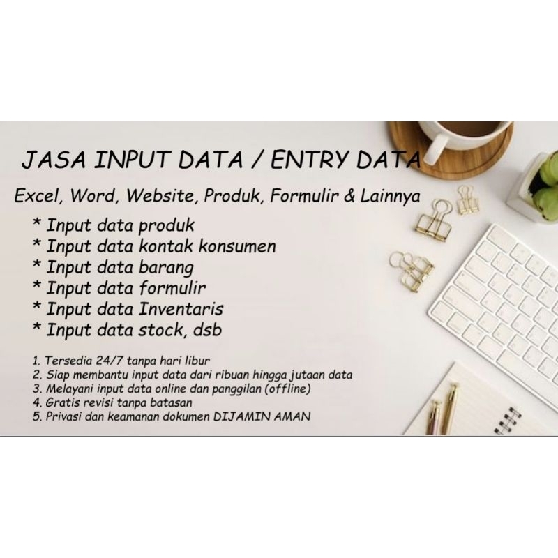 Jasa Input Data / Entry data