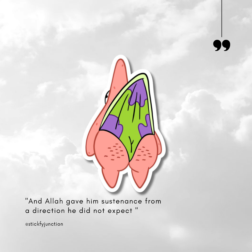 

sticker patrick lucu / sticker aesthetic / sticker tumblr /stiker premium / stiker hp / stiker laptop / stiker helm / stiker tahan air |SJ | A75