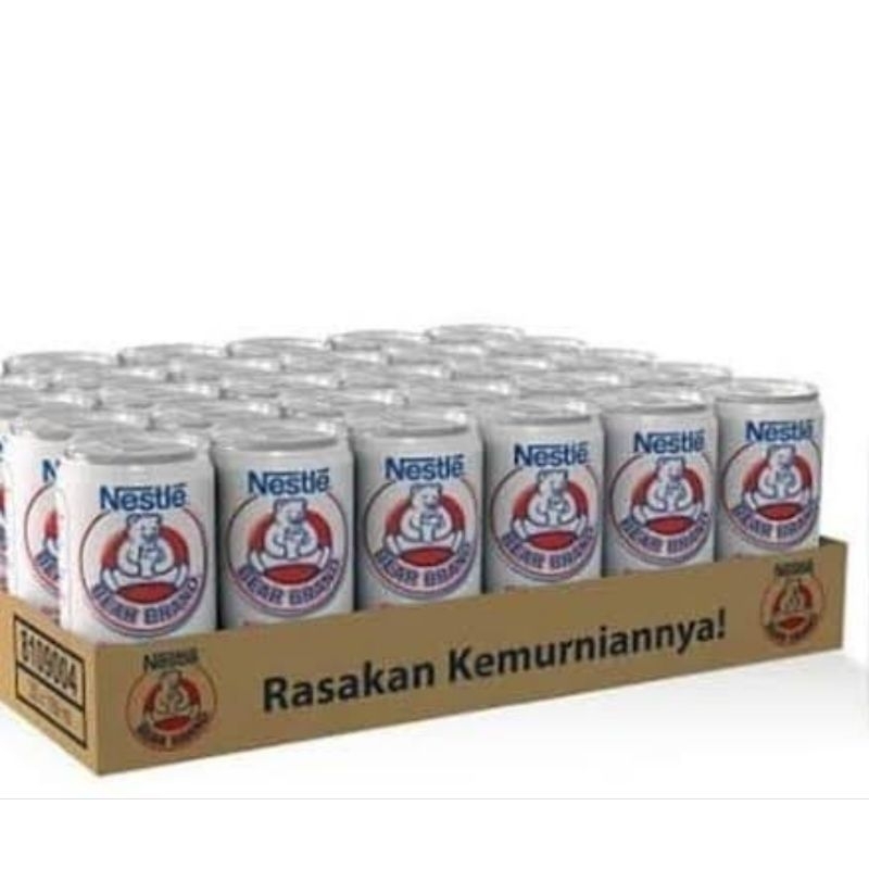 

bear brand 189 ml isi 30 susu kaleng susu stril