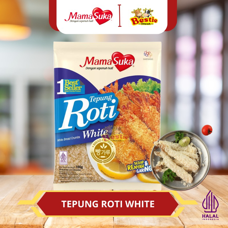 

Mamasuka Tepung Roti White - White Bread Crumbs 100g