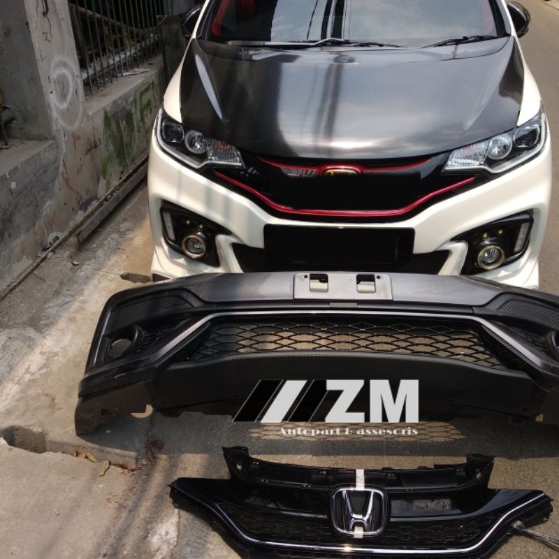 Bumper komplit grill Honda jazz GK5 upgrade
