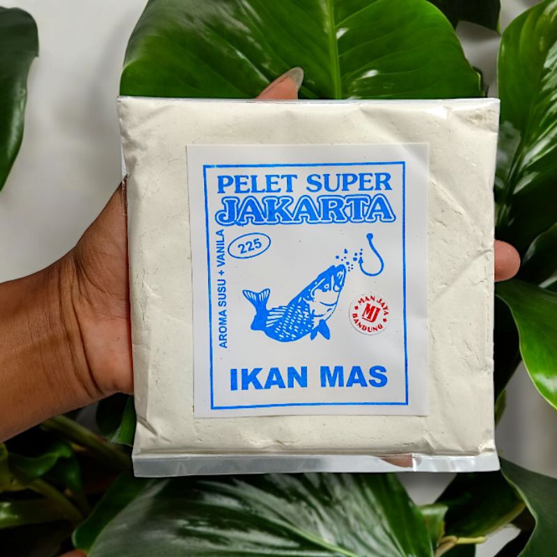 PELET SUPER JAKARTA. UMPAN IKAN MAS AROMA SUSU + VANILA