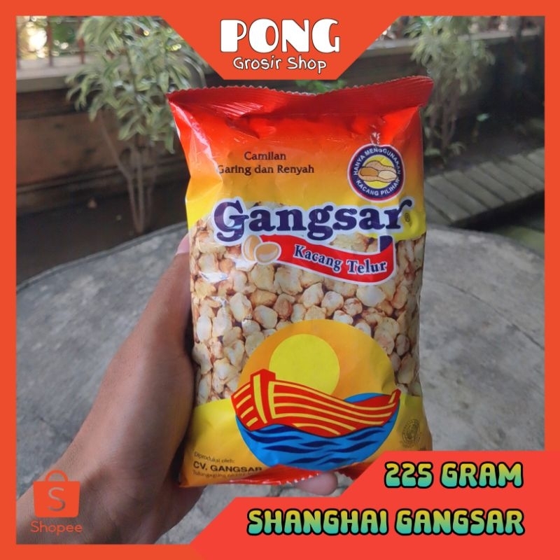 

Kacang Atom Shanghai GANGSAR Premium KACANG TELUR 225 gram