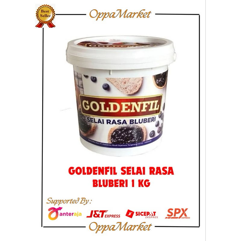 

GOLDENFIL SELAI RASA BLUBERI 1 KG