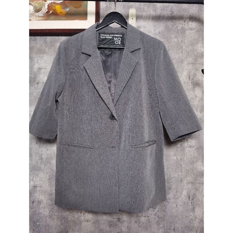 Moorooah blazer one set/set blazer oversized preloved