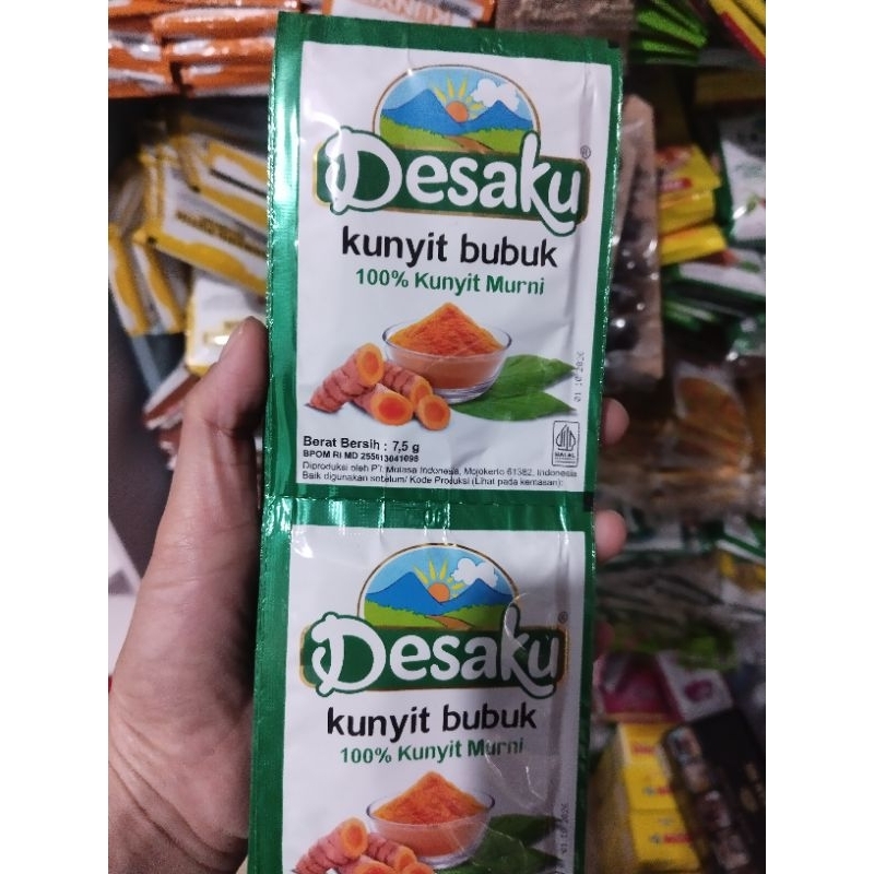 

Desaku bumbu bubuk instant (kunyit, ketumbar, marinasi) renceng