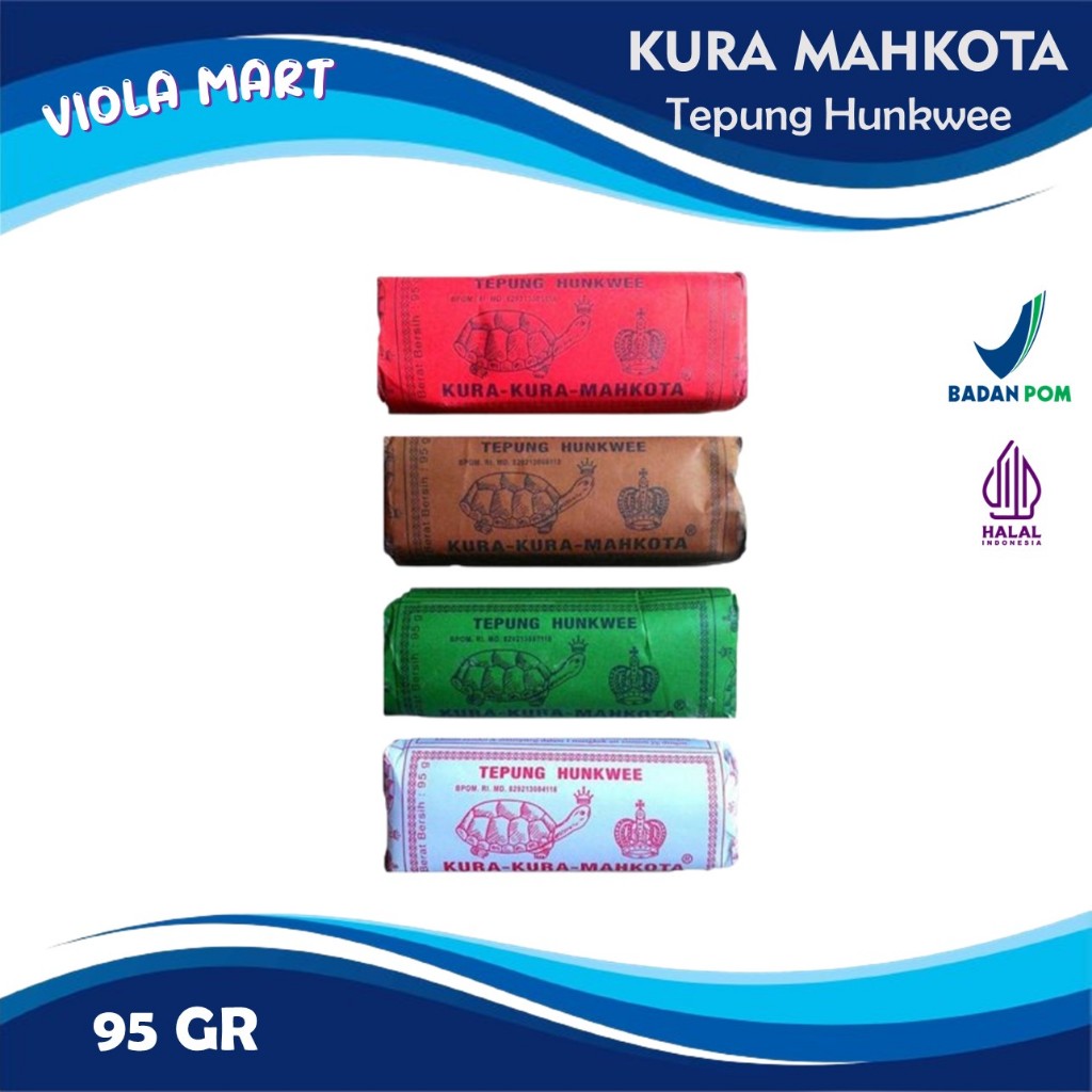 

Tepung HUNKWEE Cap Kura-Kura Mahkota All Variant {TERSEDIA HARGA GROSIR}
