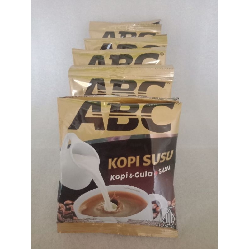 

ABC, KOPI SUSU, KOPI DAN GULA+SUSU.10PCS