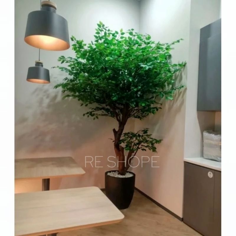 pohon hias beringin jumbo rimbun tinggi 2mtr pohon beringin pohon dekorasi bunga plastik daun bering