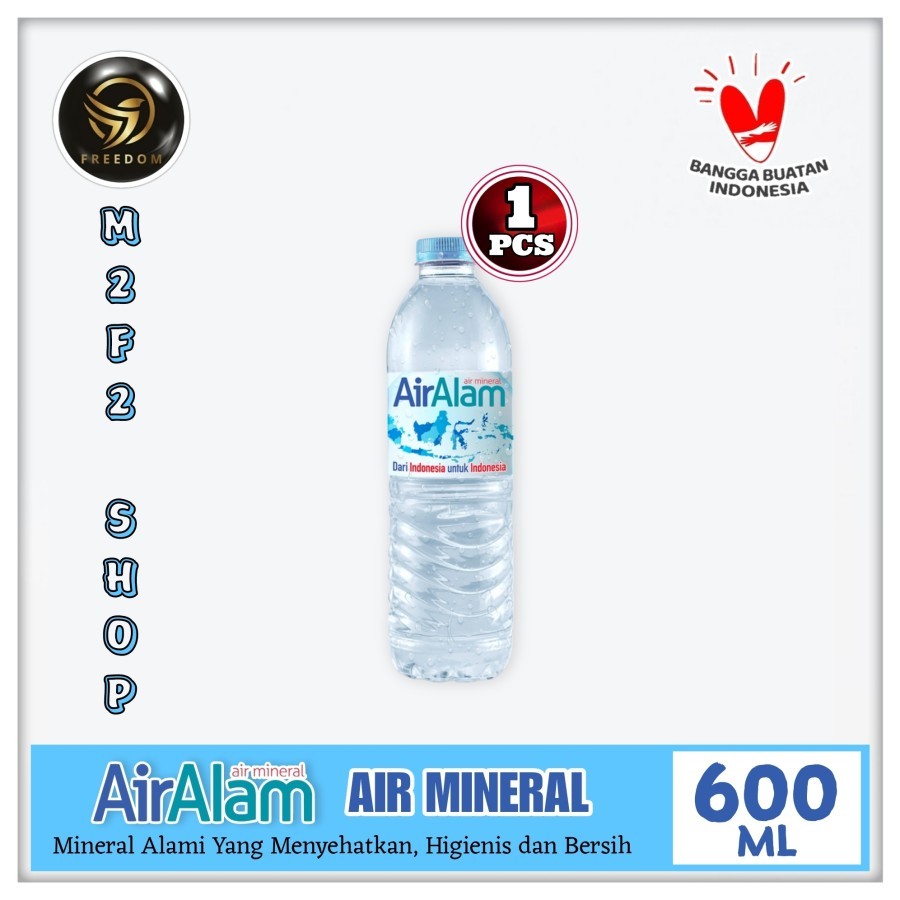

Air Mineral AirAlam Tanggung Botol Plastik Pet - 600 ml (Kemasan Satuan)