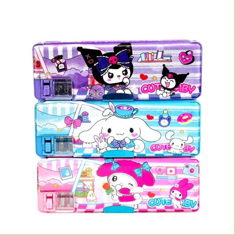 

Kotak Tempat Pensil MAGNET Anak Sanrio Kuromi My Melody Cinnamorol Bagus Lucu 2